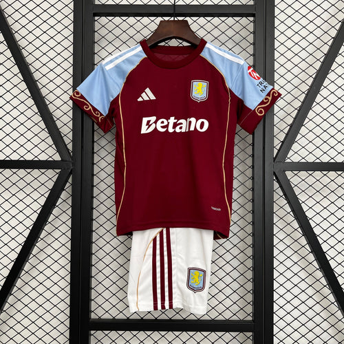 ASTON VILLA I 25/26 CONJUNTO INFANTIL