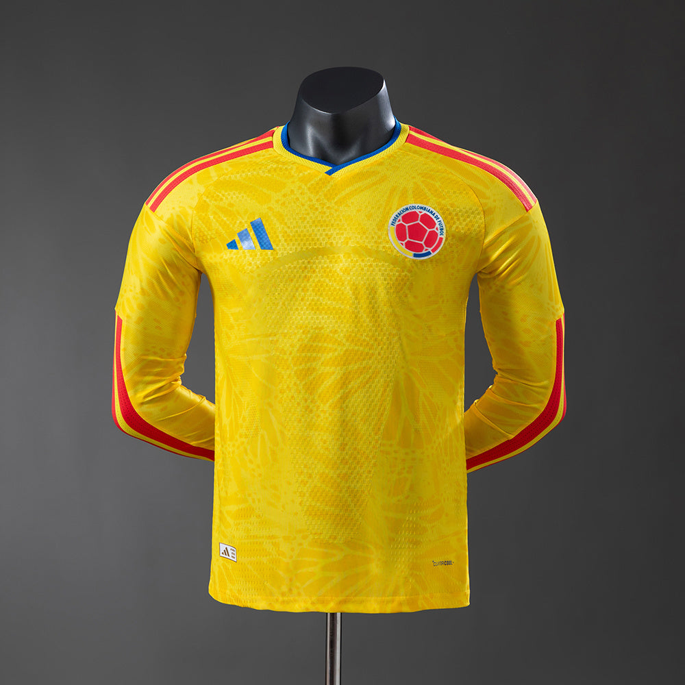 COLOMBIA MUNDIAL I 2026 HOMBRE (VERSIÓN JUGADOR) MANGA LARGA