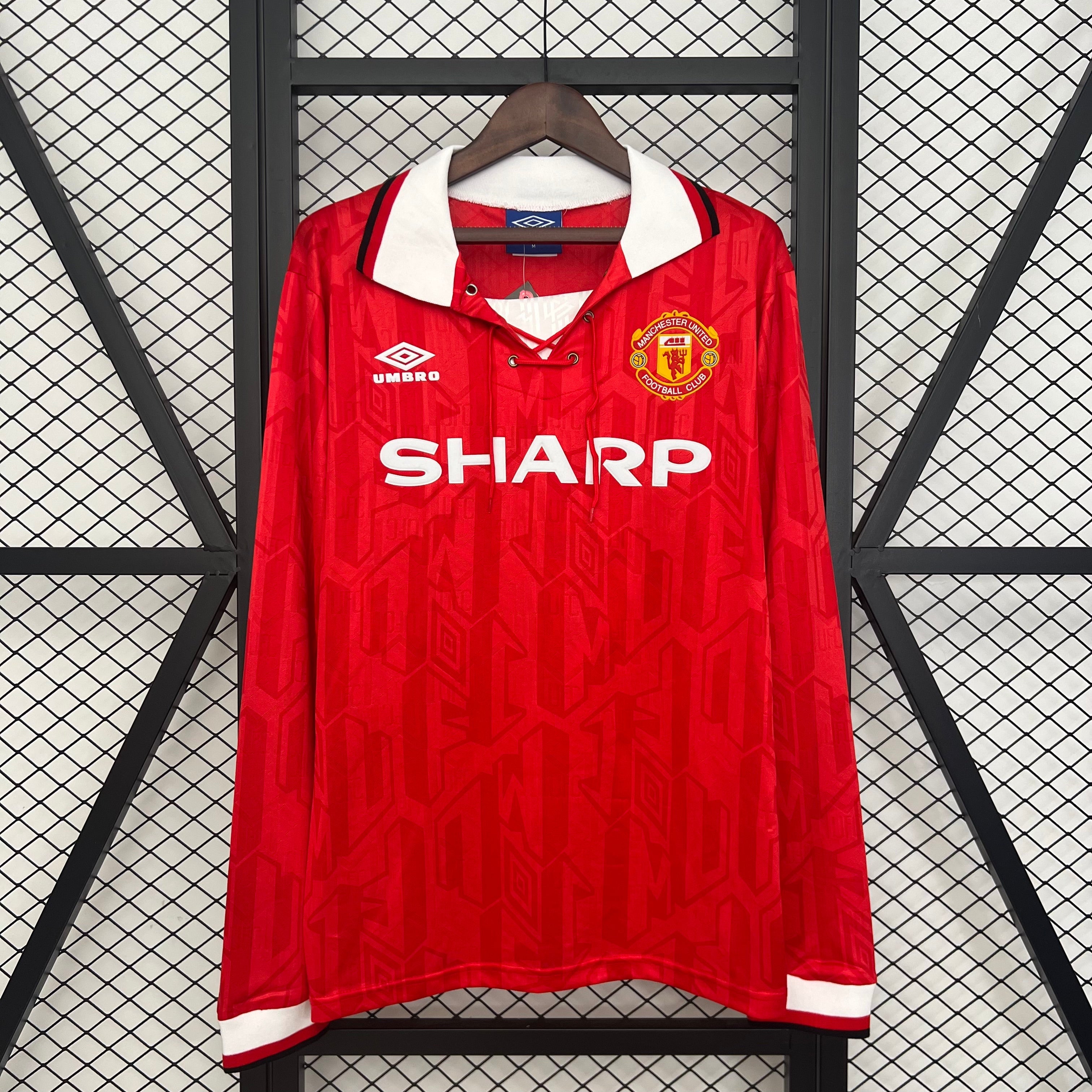MANCHESTER UNITED I 92/94 HOMBRE (RETRO) MANGA LARGA