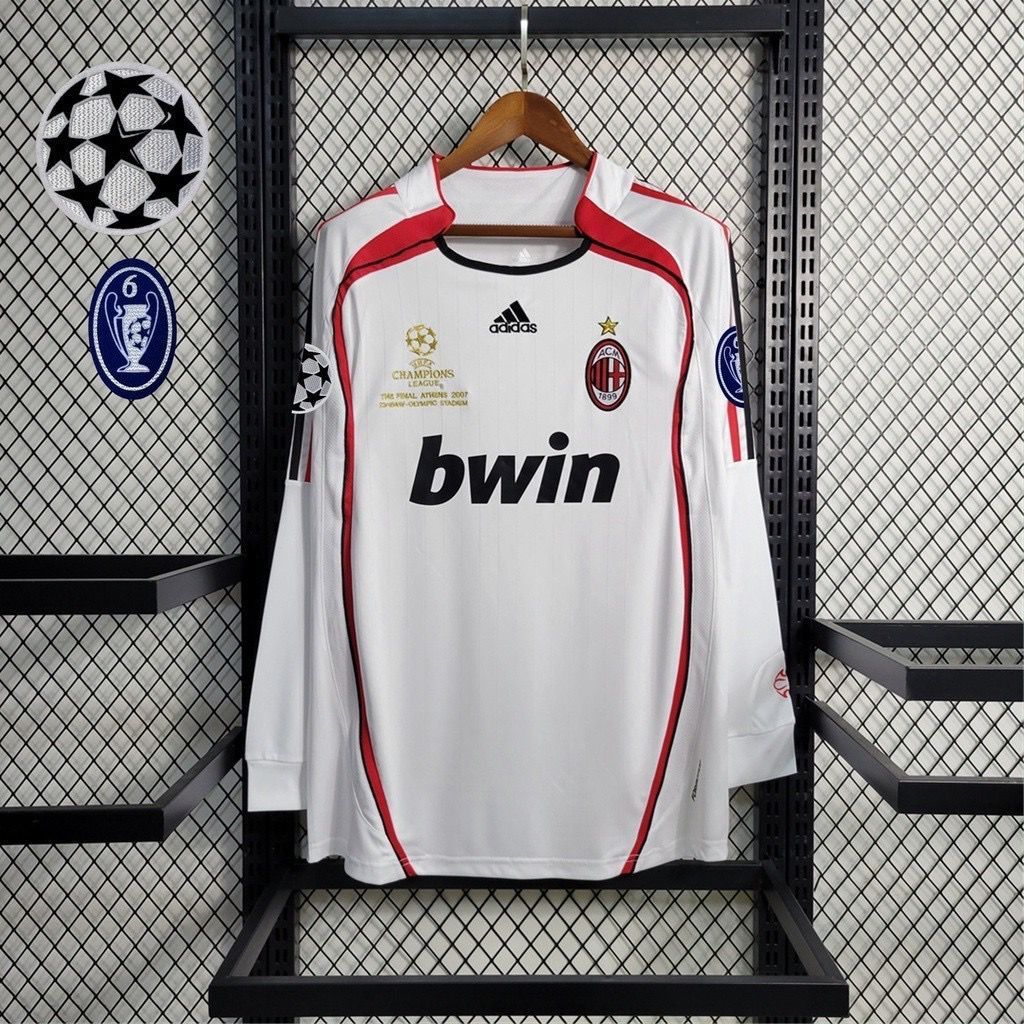 MILAN II EDICIÓN LIMITADA FINAL CHAMPIONS LEAGUE 2007 HOMBRE (RETRO) MANGA LARGA